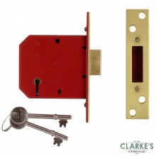 Union 5 Lever CE Mortice Deadlock 2.5"