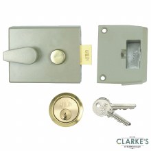 Union Standard Cylinder Front Door Nightlatch Lock