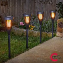 Urban Flaming Solar Stake Light