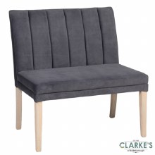 Valent Short Dining Bench with Back Valent Short Dining Bench with Back
