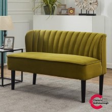 Veluto 2 Seater Velvet Sofa Olive