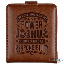 History & Heraldry RFID Personalised Wallet - Joshua