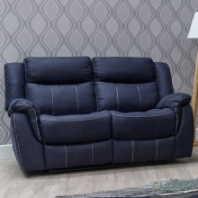 Walton 2 Seater Recliner Sofa Denim