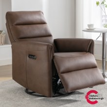 Waterville Swivel and Glide Recliner Chair Chestnut