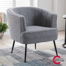 Wendy Tub Chair Grey Boucle