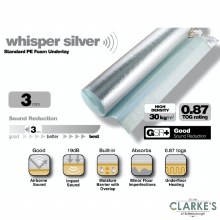 Whisper Silver 3mm Underlay Whisper Silver 3mm Underlay