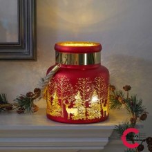 Wonderland Christmas Lantern Ruby