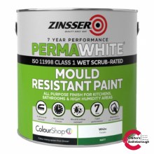 Zinsser Perma-White Mould Resistant Paint 2.5 Litre