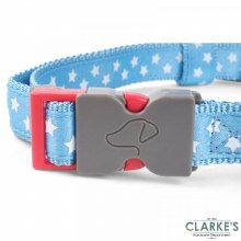 Walk About Starry Blue Dog Collar Small