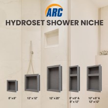 Additional picture of ARC Hydroset Shower Niche 12 x 12 inch