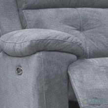 Additional picture of Ancona recliner armchair grey