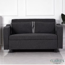Additional picture of Aspen Sofa Bed Charcoal Patchwork