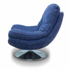 Additional picture of Axis Nature Occasional Swivel Chair Sapphire Blue