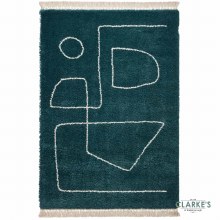 Additional picture of Boho A474 Dark Green Rug 160 x 220cm