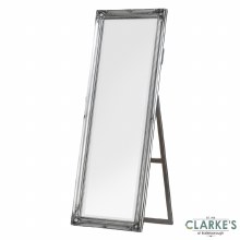 Additional picture of Chateau Cheval Free Stand Mirror Large Silver 168cm