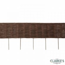 Additional picture of DecorEdge Rattan Effect Garden / Lawn Edging 35cm Brown