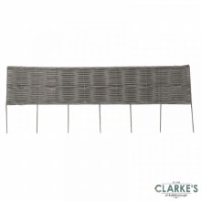 Additional picture of DecorEdge Rattan Effect Garden / Lawn Edging 35cm Slate