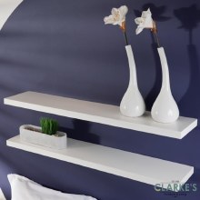 Additional picture of Duraline Floating Shelf Gloss White 118 cm