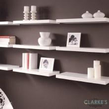 Additional picture of Duraline Floating Shelf Gloss White 80 cm