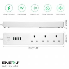 Additional picture of ENER-J Smart Extension Lead with USB Ports