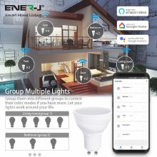 Additional picture of ENER-J Smart WIFI GU10 Spotlight
