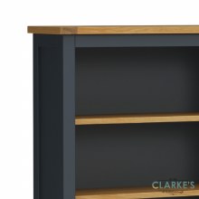 Additional picture of Edinburgh Large Bookcase with Oak Shelves