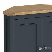 Additional picture of Edinburgh Corner Cupboard Charcoal