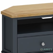 Additional picture of Edinburgh Corner TV Unit Charcoal