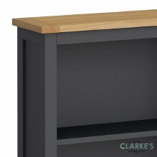 Additional picture of Edinburgh Small Bookcase Charcoal