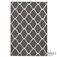 Additional picture of Elements EL65 Grey Wool Rug 120 x 170cm