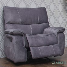 Additional picture of Emilio Recliner Armchair Dark Grey