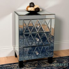 Additional picture of Karson 3 Drawer Mirrored Locker