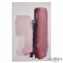 Additional picture of Michelle Collins AB0151 Printed Rose/Crimson Rug 150 x 230cm