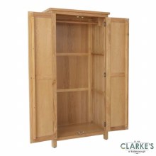 Additional picture of Purdi Oak Full Hanging Wardrobe