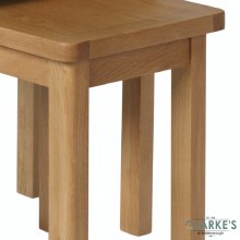 Additional picture of Purdi Oak Nest of 2 Tables