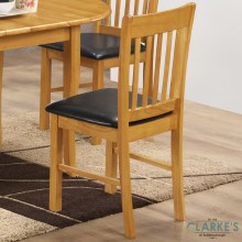 Additional picture of Shannon PU seat dining chair