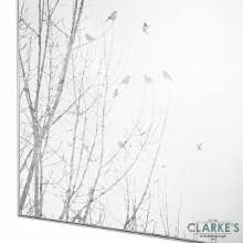 Additional picture of Forest Silhouette Wall Mirror Silver