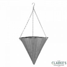 Additional picture of Slate Cone Hanging Flower Planting Basket 14"