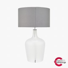 Additional picture of Tamsin Frosted White Glass Table Lamp