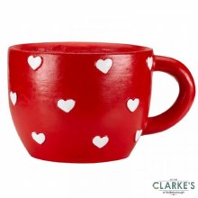 Additional picture of Teacup Heart Planter - Garden Decoration