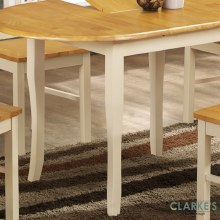 Additional picture of Thames Dining Set. Extending dining table and 4 chairs