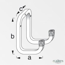 Additional picture of Alfer Untensil Double Hook 175 mm