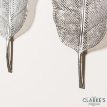 Additional picture of Algarve Wall Leaf Decor Silver