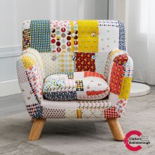 Additional picture of Annah patched kids chair