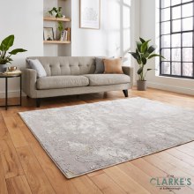 Additional picture of Apollo 2677 Grey/Gold Rug 120 x 170cm