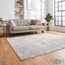 Additional picture of Apollo 2677 Grey/Rose Rug 160 x 220cm