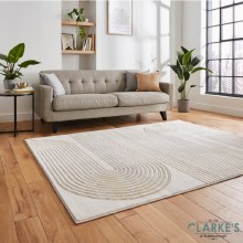 Additional picture of Apollo 2683 Grey/Gold Rug 120 x 170cm