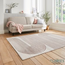 Additional picture of Apollo 2683 Grey/Rose Rug 120 x 170cm