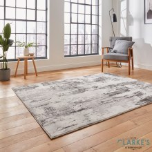 Additional picture of Apollo GR579 Grey/Ivory Rug 120 x 170cm