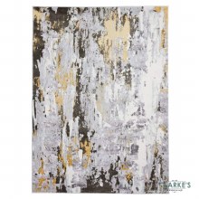 Additional picture of Apollo GR580 Grey/Gold Rug 120 x 170cm